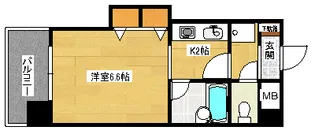 ダイアパレス鶴見町の間取り