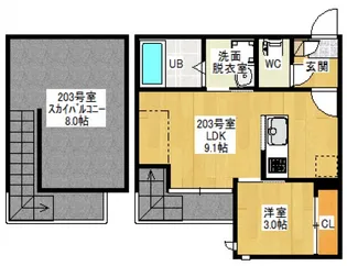 GRANDTIC至誠2の間取り