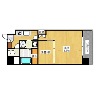 メゾン山城の間取り