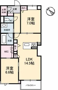 セントラル大町の間取り