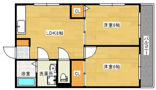 ラフォーレ鷹の間取り