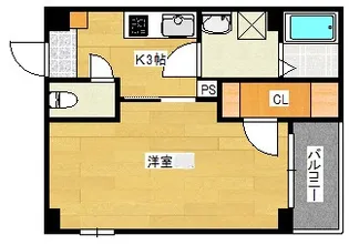 ライフメント国泰寺3の間取り