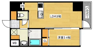 I-STAGE住吉町の間取り