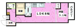 MOVE船越南【3階】の間取り