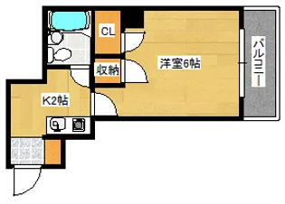 ドーム白島の間取り