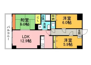 ストリームス大宮の間取り