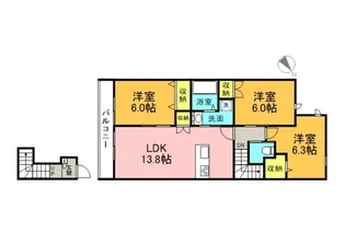 メゾンルミナスの間取り