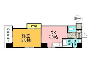 ビバーチェ平野町の間取り