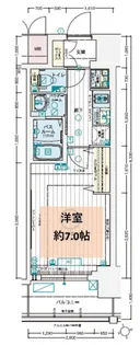 エステムコート広島国泰寺の間取り