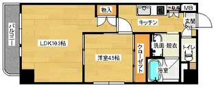 スリヴェール祇園の間取り