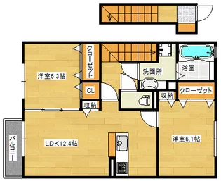 パインコートの間取り
