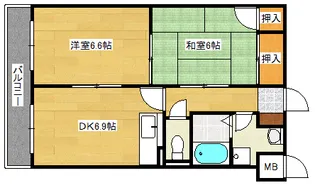 光町イーストの間取り