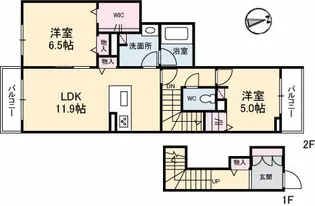 シャーメゾンフラワーの間取り
