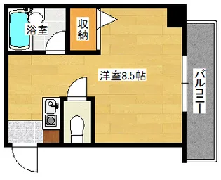 CASA東白島の間取り