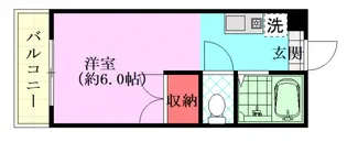 アルティメイトBUILDING舟入中町【4階】の間取り