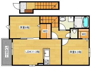 サニーガーデン馬木の間取り