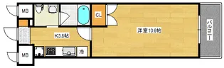 ウイング稲荷町【5階】の間取り