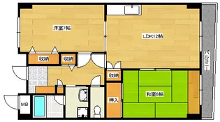 パークリバー東白島の間取り