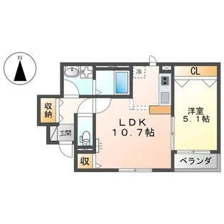 フェリーチェコトブキ2の間取り