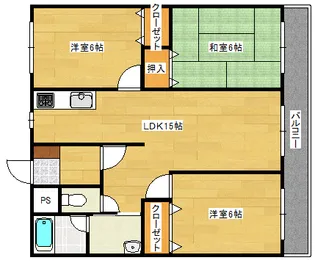 グローバルハイツの間取り
