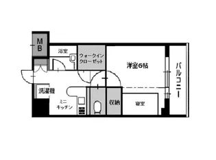 ラポール中島の間取り