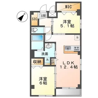 ファミールKの間取り