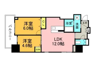 メイクス京橋川2の間取り