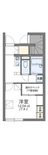 レオパレスはなみずきの間取り