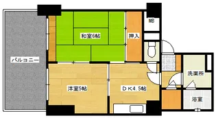 チサンマンション広島の間取り