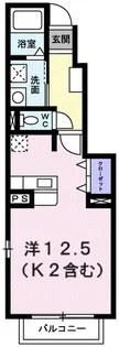 ベル大原の間取り