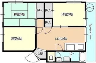 コーポ沖田の間取り