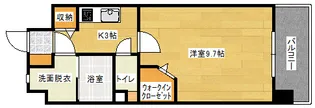 コンフォート東白島の間取り