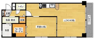 フォブール寺川の間取り