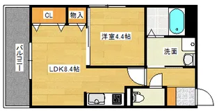 UMWELTBILDDREIの間取り