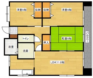 ワイビルの間取り