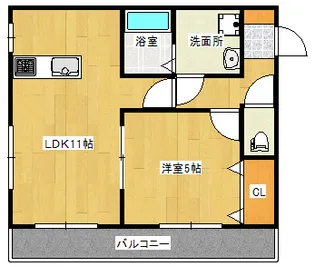 ヘーベルメゾン翠の間取り