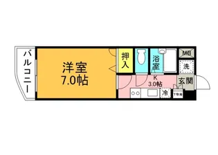BAOBAB中筋2の間取り