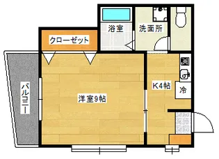 岡村ビルの間取り