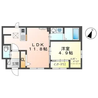 リバーヒルズ戸坂大上の間取り