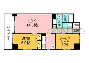 ジェイシティ八丁堀の間取り