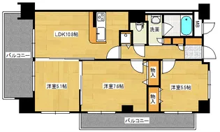 クレール牛田本町の間取り