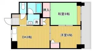 祇園ロイヤルの間取り