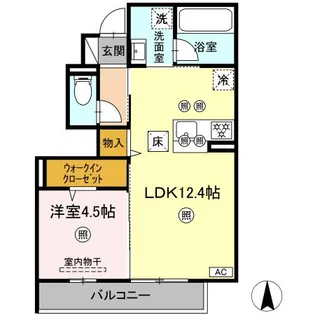 パークボヌールD棟の間取り
