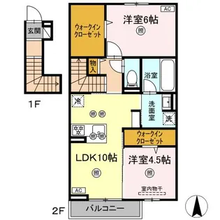 パークボヌールD棟の間取り