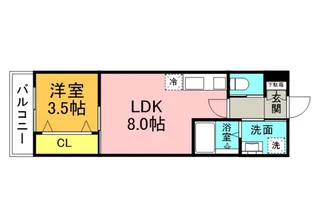 MTerrace牛田新町の間取り