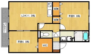 ランピオーネ【1階】の間取り