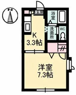 ジェネス21【1階】の間取り