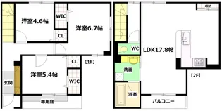 メモリーチェストC棟【1階】の間取り