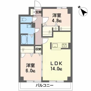 ダカーポ祇園の間取り