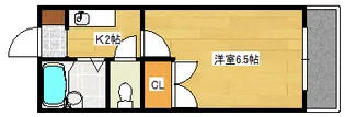 VOGA南観音【2階】の間取り